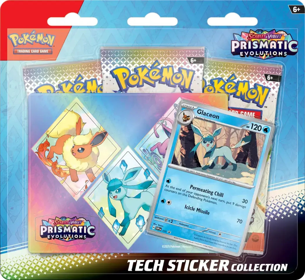 Pokémon - Trading Card Game: Scarlet & Violet - Prismatic Evolutions Tech Sticker Collection