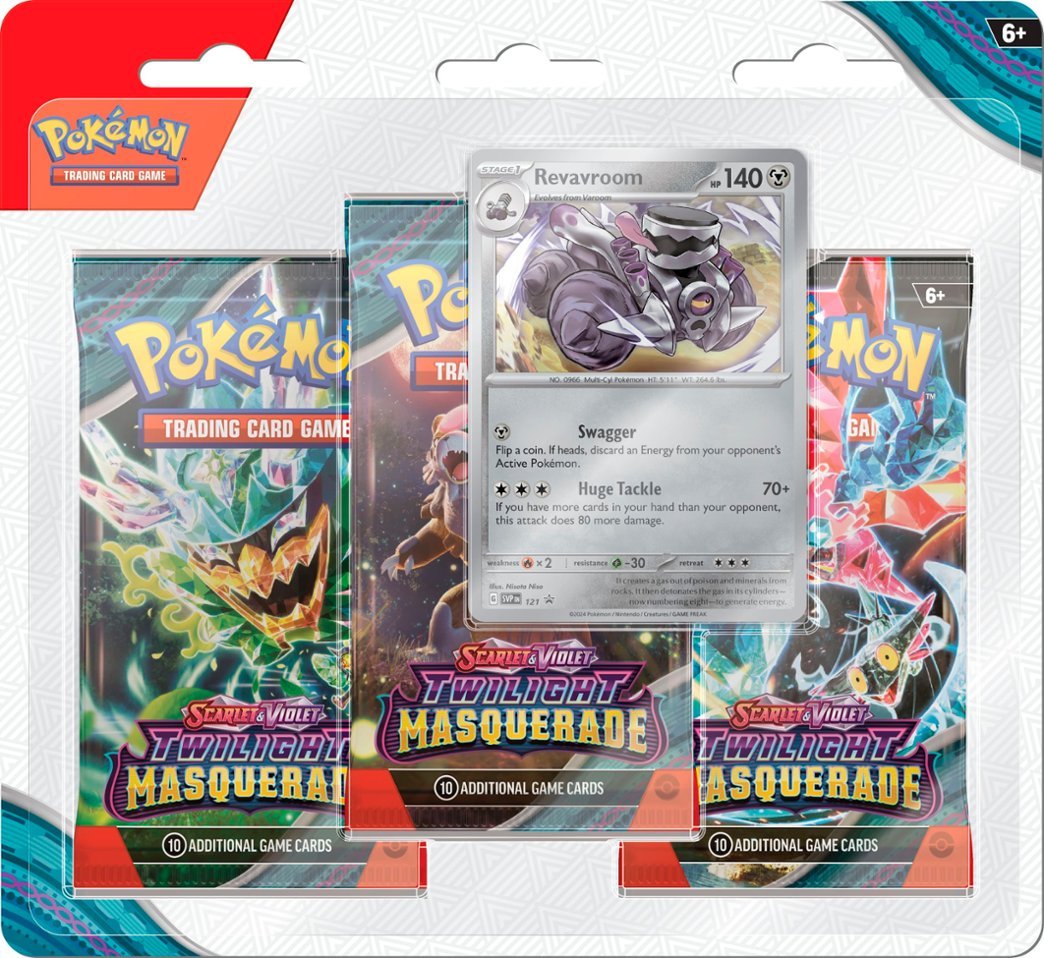 Pokémon - Trading Card Game: Twilight Masquerade 3pk Booster