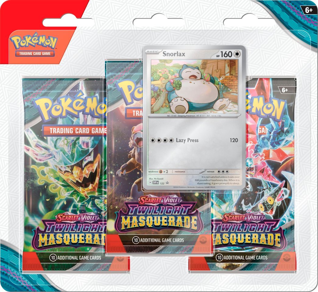 Pokémon - Trading Card Game: Twilight Masquerade 3pk Booster