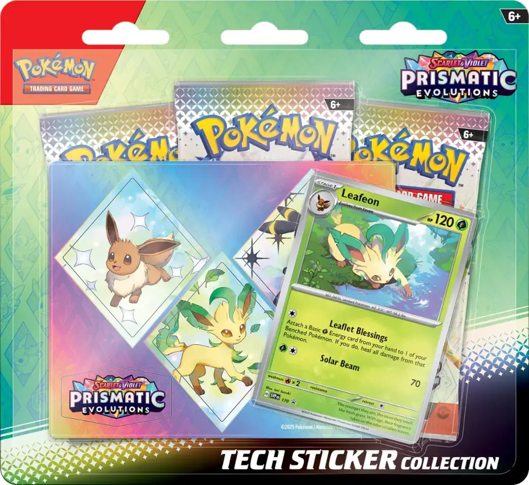 Pokémon - Trading Card Game: Scarlet & Violet - Prismatic Evolutions Tech Sticker Collection