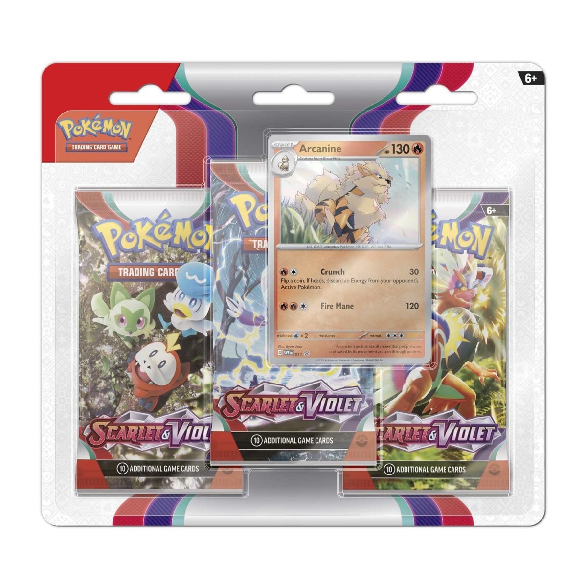 Pokémon TCG Scarlet & Violet base 3 Booster Packs