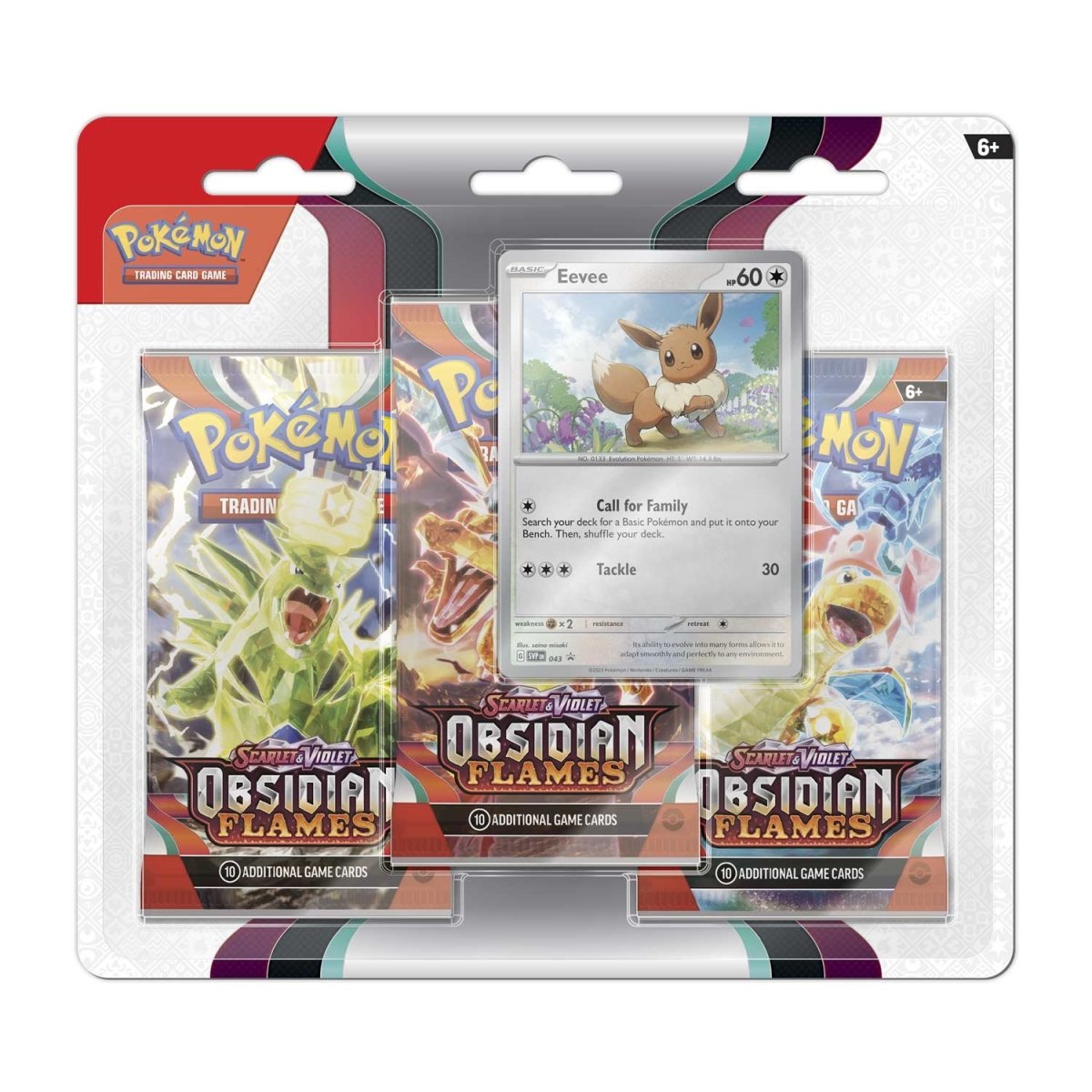 Pokémon TCG Scarlet & Violet-Obsidian Flames 3 Booster Packs