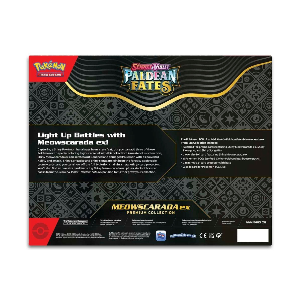Pokémon TCG: Scarlet & Violet-Paldean Fates ex Premium Collection