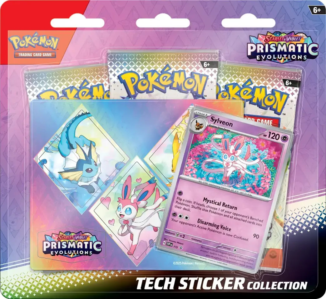 Pokémon - Trading Card Game: Scarlet & Violet - Prismatic Evolutions Tech Sticker Collection