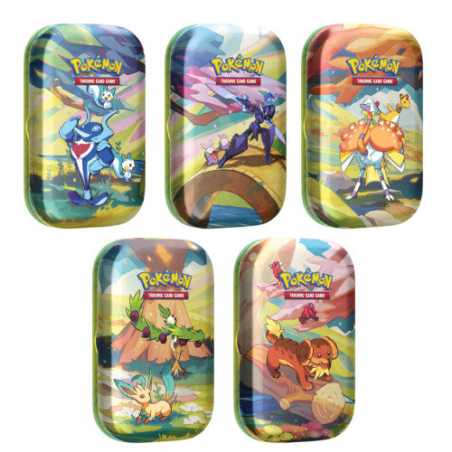 Pokemon Trading Card Game: Vibrant Paldea Mini Tin Display