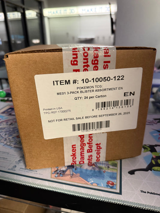 Mega Evolution 3 pack blister case