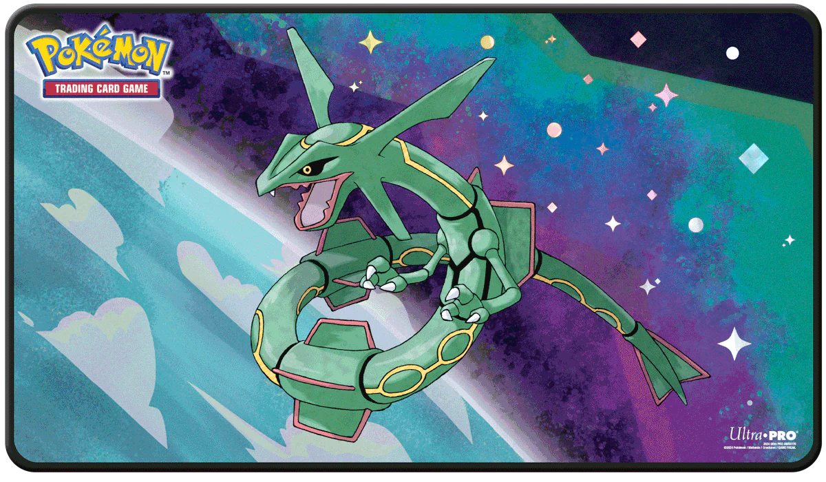 Rayquaza Legendary Foil Playmat for Pokémon