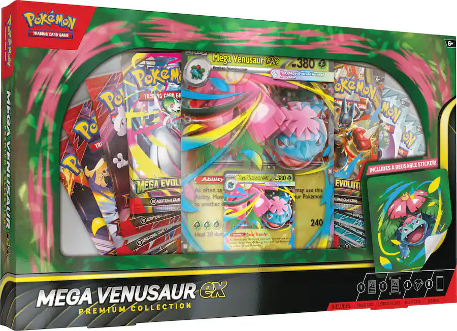 Pokémon - Trading Card Game: Mega Venusaur ex Premium Collection