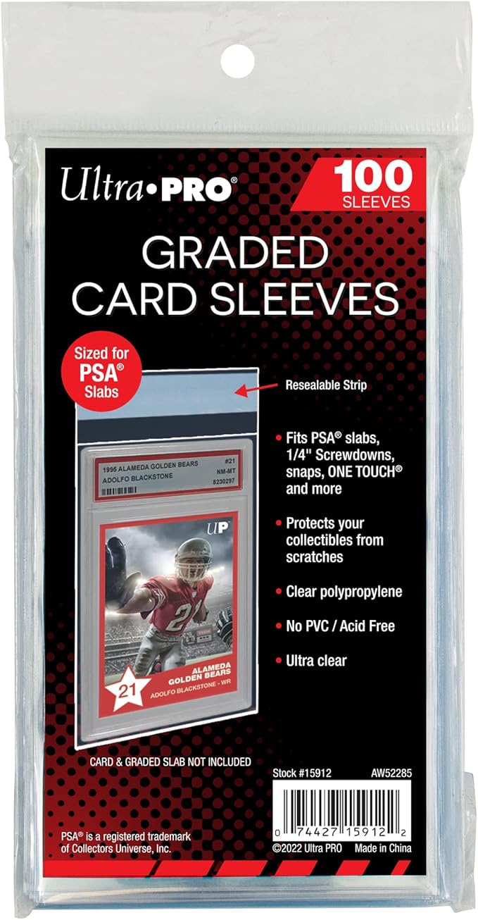 Ultra PRO - PSA Graded Card Slab Resealable Sleeves (100 ct.)