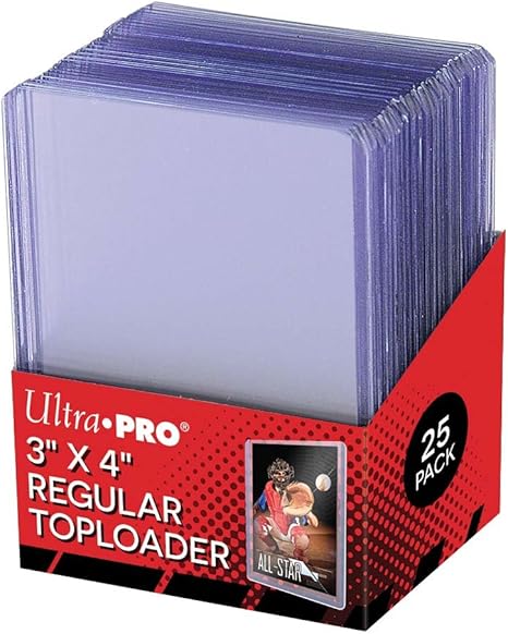 Toploaders - 3 x 4 - Clear Regular (25 per Pack)