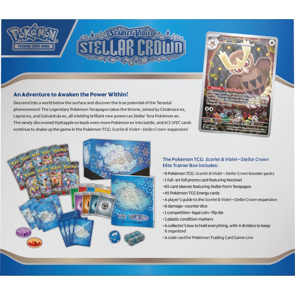 Pokemon Trading Card Game: Scarlet and Violet Stellar Crown Elite Trainer Box