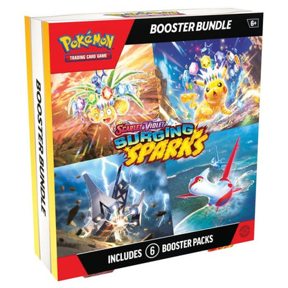 Pokémon Trading Card Game: Scarlet & Violet - Surging Sparks 6 Pk Booster Bundle [LIVE-RIP]